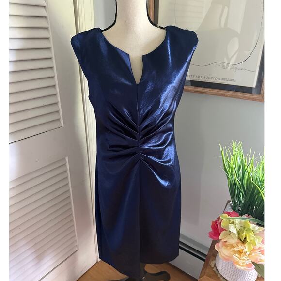 CONNECTED APPAREL Womens Dress Satin Cocktail Evening Wedding Holiday | 8 - Picture 1 of 10
